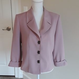 PREMISE STUDIO: Soft Pink Stretch Blazer